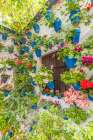 Centro District, Cordoba, Andalusia, Spain. Courtyard garden of a home Art Print